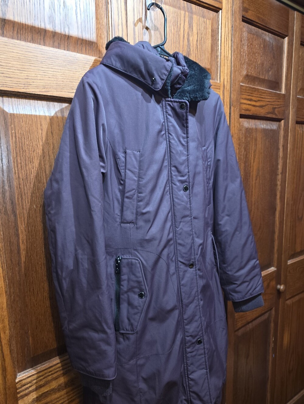 1 Madison Expedition Heritage Collection Purple Parka S | Sherpa Collar Hooded W